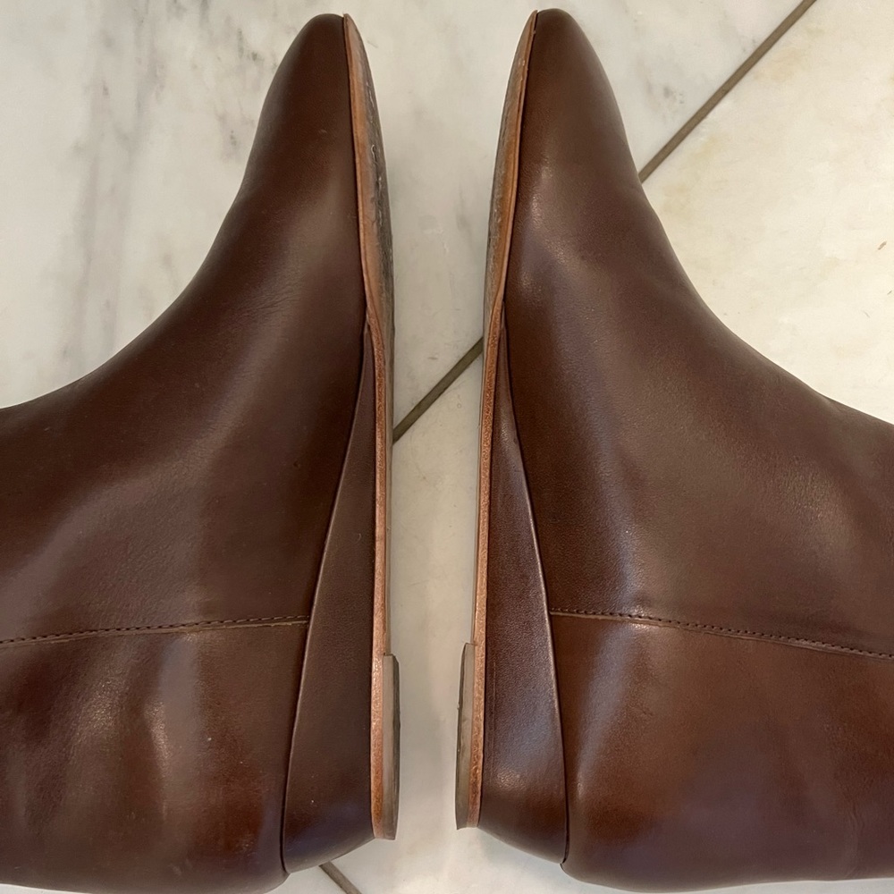 Loeffler Randall Matilde Demi-Wedge Knee Boot, Chestnut - Picture 6 of 14